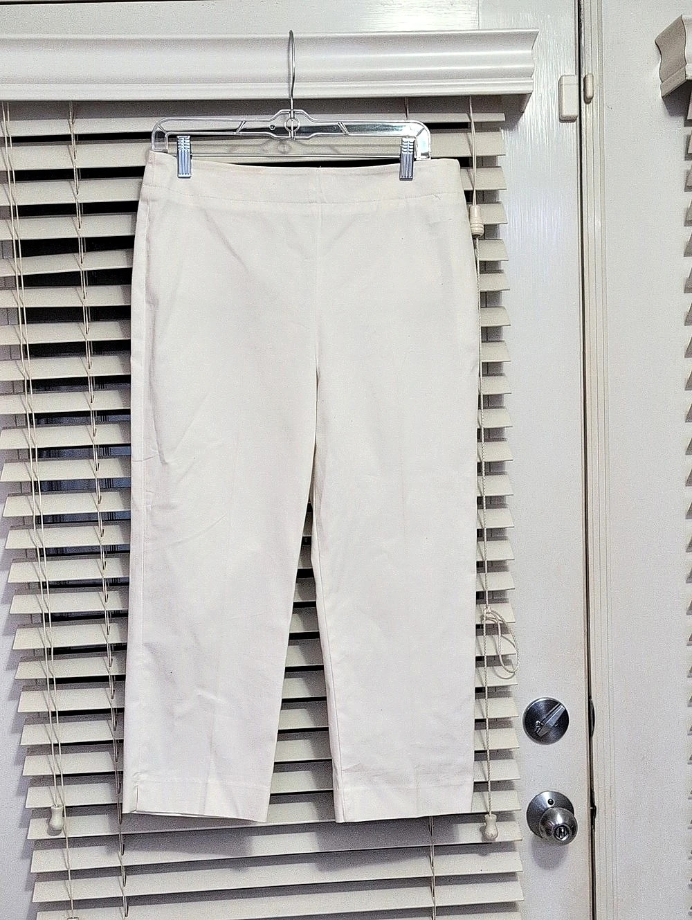 Talbots Heritage Straight Leg Pants in White Size 8 Like New